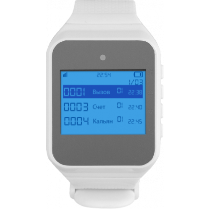 Универсальный наручный пейджер (белый) CW2 - изображение 2