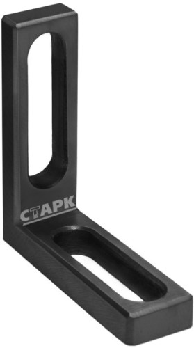 Упорный и крепежный угольник Старк-Профи L90 d16, 90х90х14 мм - изображение 2