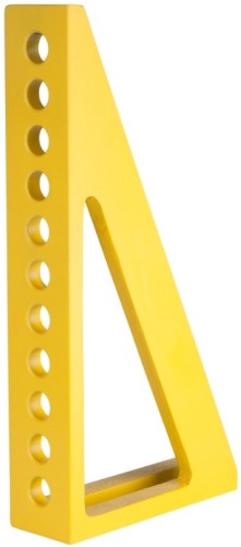 Упорный и крепежный угольник Старк-Профи L300 с 11 отверстиями левый d16, 300х150х14 мм - изображение 2