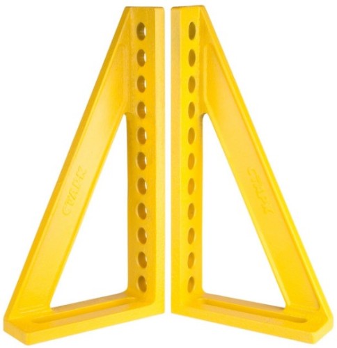 Упорный и крепежный угольник Старк-Профи L300 с 11 отверстиями правый d16, 300х150х14 мм - изображение 2