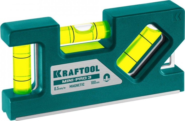 Уровень магнитный KRAFTOOL Mini-Pro 3 100 мм  34861-010