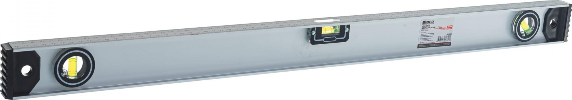 Уровень строительный Biber 40303 Профи двутавровый, ударопрочный 800мм тов-084724