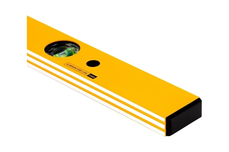 Уровень строительный DENZEL  1000 мм, фрезерованный, 3 глазка, алюминиевый 33683 - изображение 4