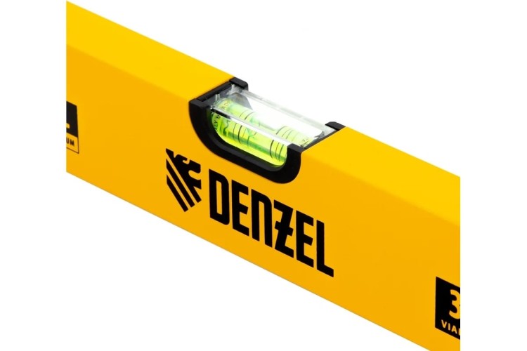 Уровень строительный DENZEL  1000 мм, фрезерованный, 3 глазка, алюминиевый 33683 - изображение 5