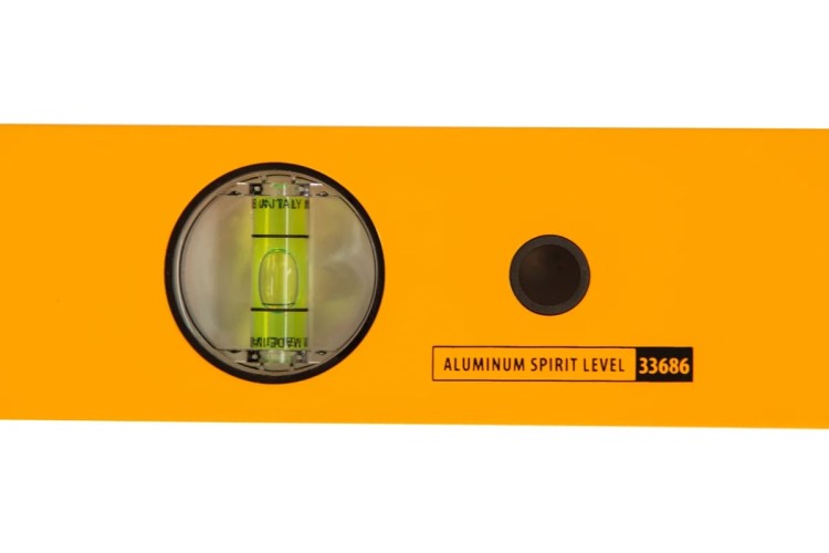 Уровень строительный DENZEL  2000 мм, фрезерованный, 3 глазка, алюминиевый 33686 - изображение 2
