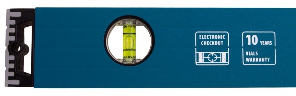 Уровень строительный GROSS 1000 мм алюминиевый, усиленный с ударопрочными заглушками, 34330 - изображение 3