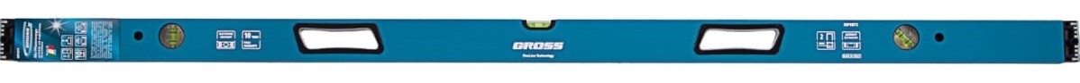 Уровень строительный GROSS 34335 алюминиевый, 1500 мм, усиленный - изображение 2