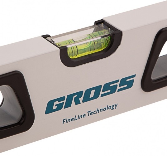 Уровень строительный GROSS 34370 алюминиевый, 600 мм, усиленный - изображение 2