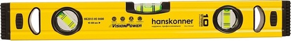 Уровень строительный HANSKONNER HK2015-05-0400 алюминиевый, 400 мм - изображение 2