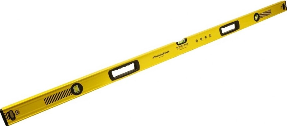 Уровень строительный HANSKONNER HK2015-01-1500 алюм. 1500мм, 3 колбы, магнит