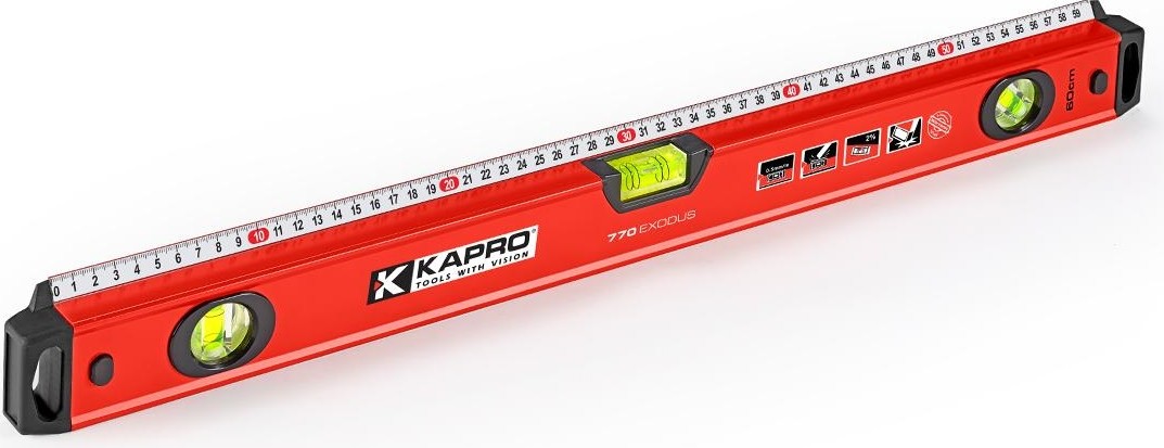 Уровень строительный KAPRO EXODUS 770-42 80 см с линейкой 770-42-80