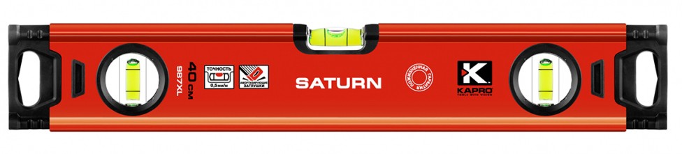 Уровень строительный KAPRO SATURN 987XL-41 40 см 987XL-41-40 - изображение 2