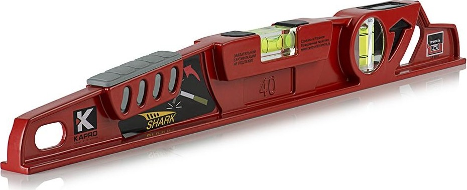 Уровень строительный KAPRO SHARK 920-10-40 40 см 920-10-40 - изображение 3