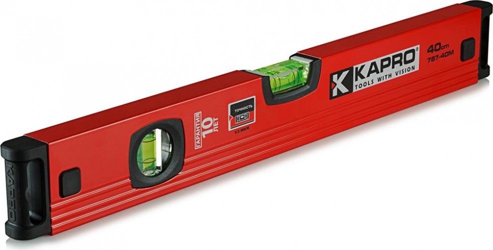 Уровень строительный KAPRO STREND PRO 787-40М 40 см, магнитный 787-40-40M - изображение 2