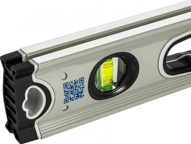 Уровень строительный Кобальт 243-271 экстра, 600 мм, профиль 30x65 мм, 3 глазка. - изображение 3