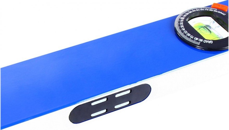 Уровень строительный Кобальт 243-066 комфорт, магнитный 800 мм, профиль 20x49 мм, 3 гла - изображение 3