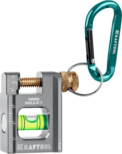 Уровень строительный KRAFTOOL MINI BILLET 50 мм магнитный 34791