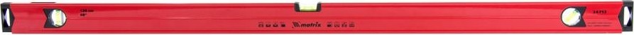 Уровень строительный MATRIX 1200 мм алюминиевый магнитный, фрезерованный, 3 г 34712