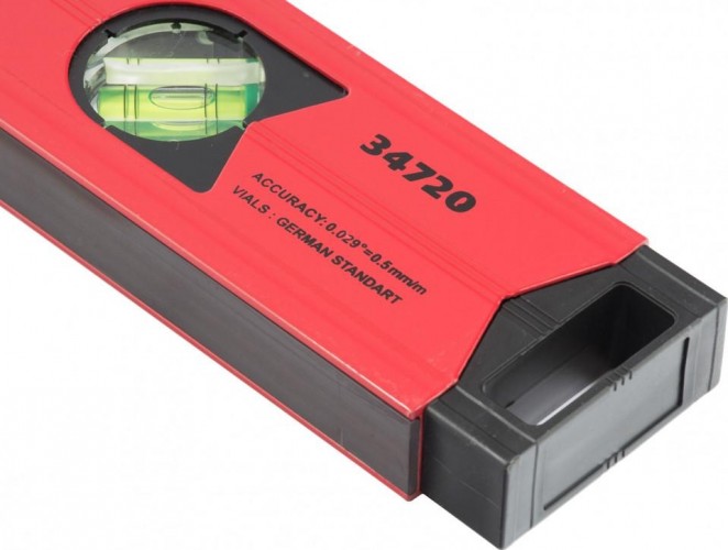 Уровень строительный MATRIX  2000 мм алюминиевый магнитный, фрезерованный, 3 г 34720 - изображение 5