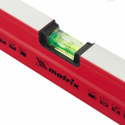 Уровень строительный MATRIX  2000 мм алюминиевый магнитный, фрезерованный, 3 г 34720 - изображение 4