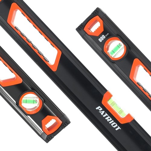 Уровень строительный PATRIOT Platinum LCP-800L 800мм, упрочненный, 2 фрезерованные поверхности 350005513 - изображение 2