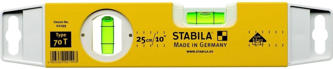 Уровень строительный STABILA тип 70T 25 см 02199 02199