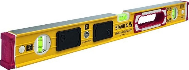 Уровень строительный STABILA тип 196-2 LED с подсветкой 60 см 17392 17392