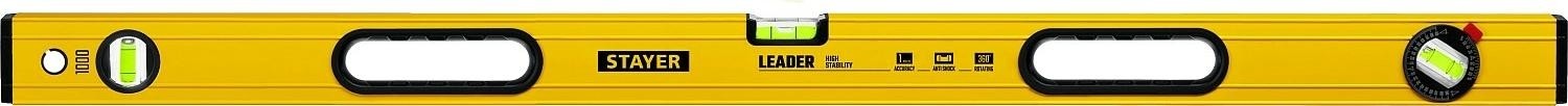 Уровень строительный STAYER LEADER фрезерованный 1000 мм 3466-100_z01