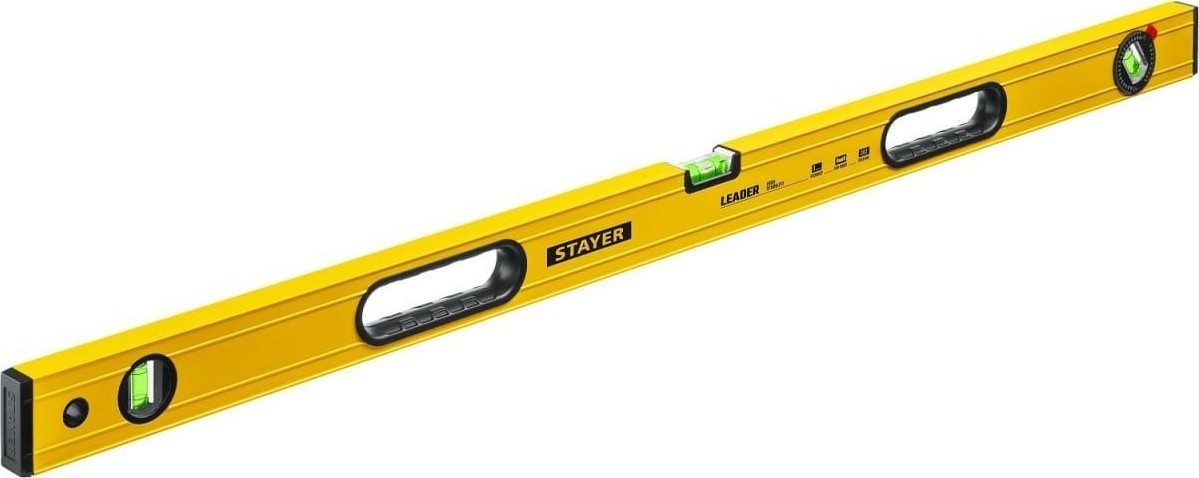 Уровень строительный STAYER LEADER 1200 мм фрезерованный 3466-120_z01