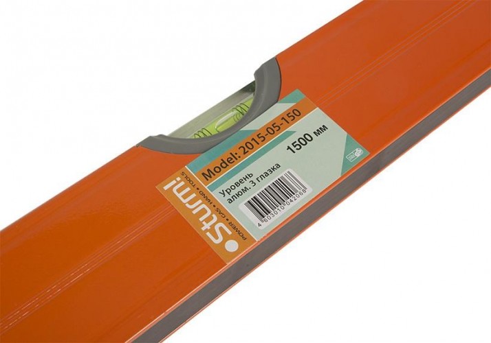 Уровень строительный Sturm 2015-05-1500 антиударный, магнитный - изображение 3