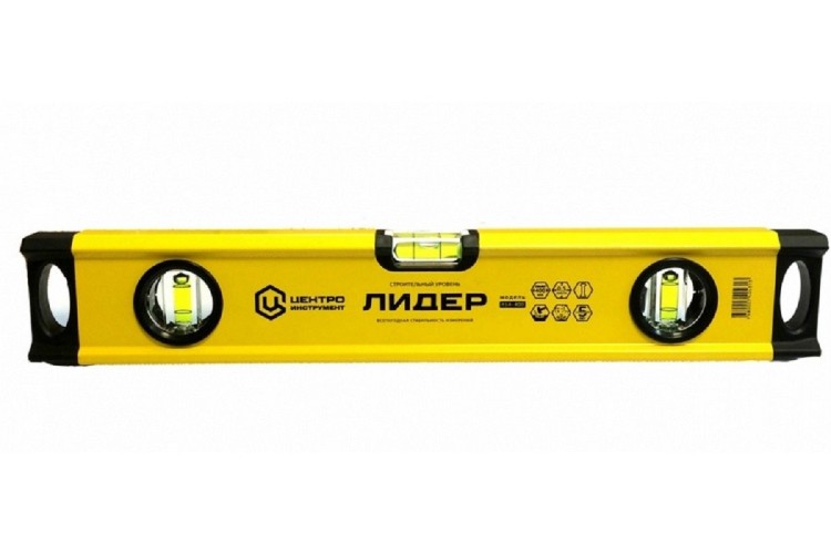 Уровень строительный ЦЕНТРОИНСТРУМЕНТ ЛМ14-400 Магнитный Лидер