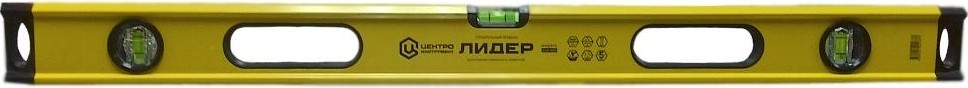 Уровень строительный ЦЕНТРОИНСТРУМЕНТ "ЛИДЕР" 400 мм Л14-400 Л14-400