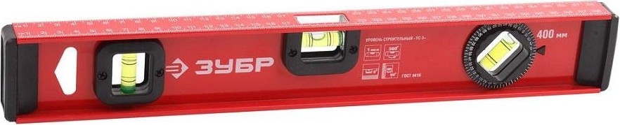 Уровень строительный ЗУБР Двутавр 400 мм, с профилем 4-34583-040_z01 - изображение 2