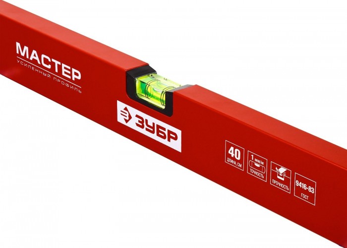 Уровень строительный ЗУБР коробчатый 40 см 34584-040 - изображение 3