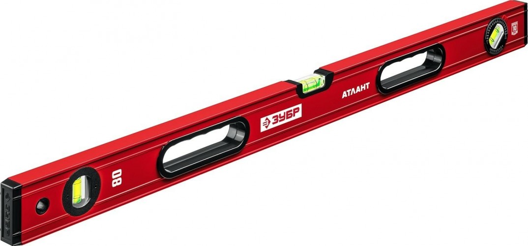 Уровень строительный ЗУБР МАСТЕР атлант 800 мм, мощным профилем 34585-080_z01 - изображение 2