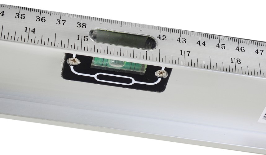 Уровень ВИХРЬ 1000 мм алюминиевый "рельс", 3 глазка (1 поворотный) 73/11/4/16 - изображение 4