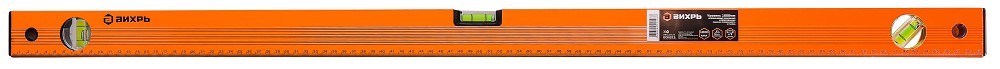Уровень ВИХРЬ 1000мм алюминиевый фрезерованный 3 глазка 73/11/4/4 - изображение 2