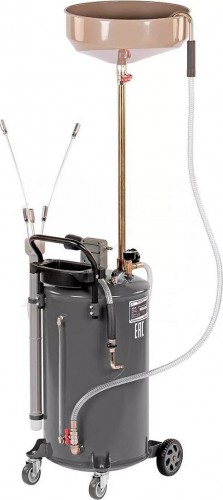 Установка для сбора масла NORDBERG 2379-CG пневматическая 65 л (серая) ЦБ-0007746 - изображение 4