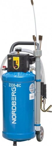 Установка для сбора масла NORDBERG 2330В пневматическая 30 л. (синяя) 2330B