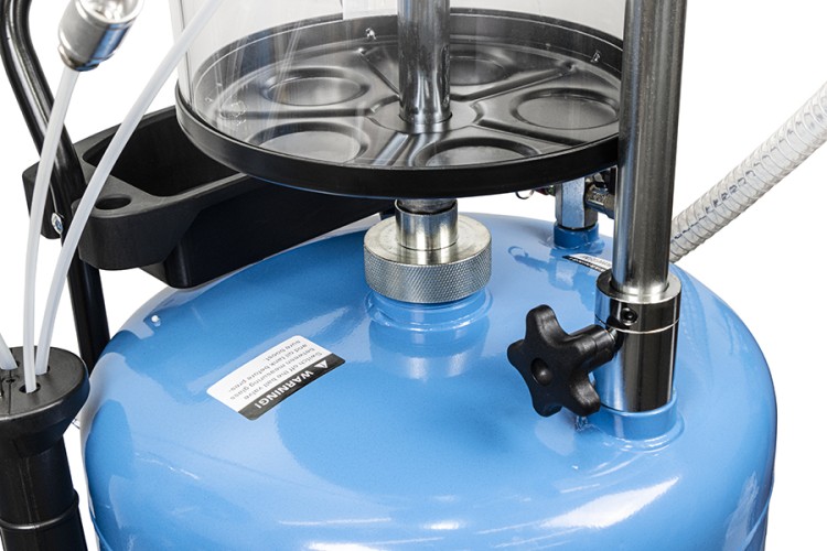 Установка для замены масла  СТАНКОИМПОРТ MC7003 со сливной воронкой щупами и колбой 70л - изображение 5