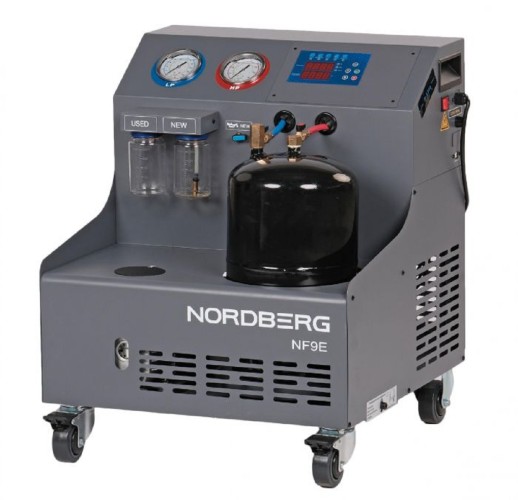 Установка для заправки автомобильных кондиционеров NORDBERG NF9E полуавтомат