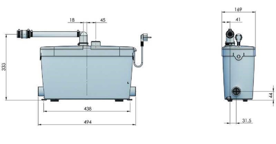 Установка канализационная SFA SANIACCESS PUMP - изображение 5