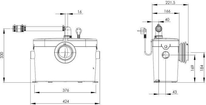 Установка канализационная SFA SANIACCESS 2 - изображение 5