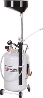 Установка откачки масла LUBEWORKS EAOD 065 объем бака-65 л, воронки-18л, 8 щупов EAOD065