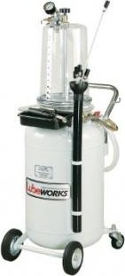 Установка откачки масла LUBEWORKS AOE 2065 пневмо, с колбой AOE, объем 65 л, 8 щупов AOE2065