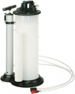 Установка откачки масла LUBEWORKS 16300901 2 режима (ручной и пневмо) объем 9 л, 3 щупа