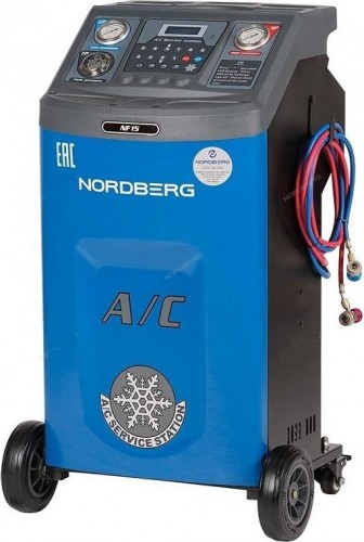 Установка заправки автомобильных кондиционеров NORDBERG NF15 полуавтоматическая ЦБ-00007782