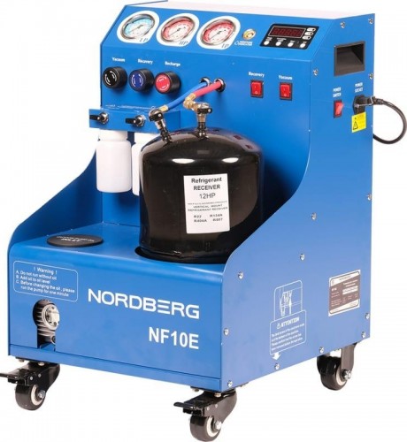Установка заправки автомобильных кондиционеров NORDBERG NF10E полуавтомат ЦБ-00012272