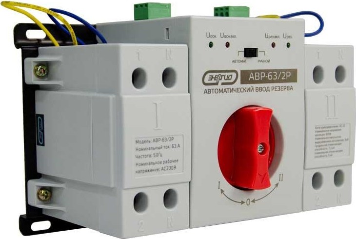 Устройства автоматического ввода резерва ЭНЕРГИЯ АВР-63 Е0706-0001 - изображение 4