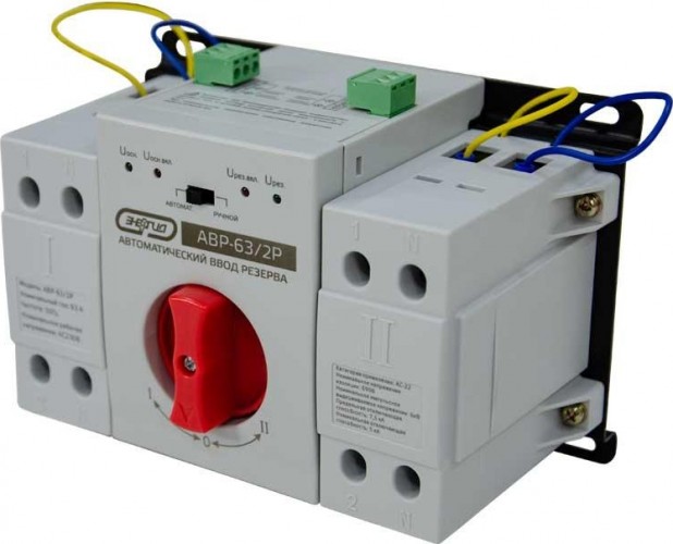 Устройства автоматического ввода резерва ЭНЕРГИЯ АВР-63 Е0706-0001 - изображение 3